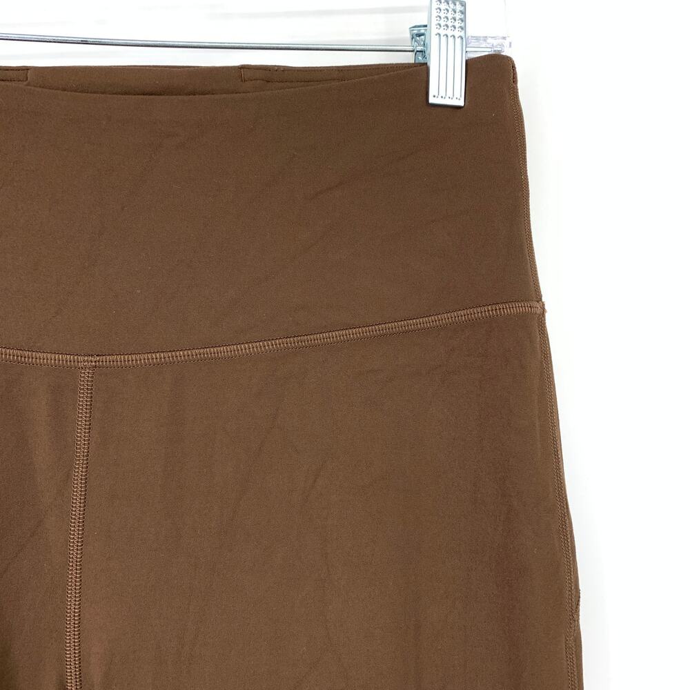 Lululemon Groove Nulu High Rise Flared Pant Womens Size 10 Brown - Picture 4 of 7